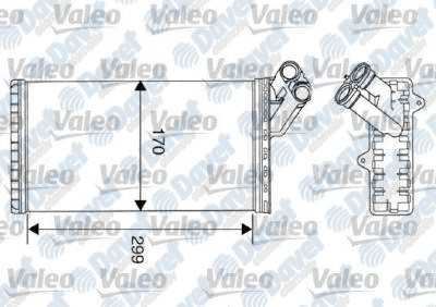 VALEO 812116 Kalorifer Radyatoru Fiat Scudo Citroen Jumpy Peugeot Expert P806 1.6 1.8 2.0 1.9td  ####